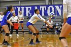 Volleyball vs MHC  Wheaton Women's Volleyball vs Mount Holyoke College. - Photo by Keith Nordstrom : Wheaton, Volleyball